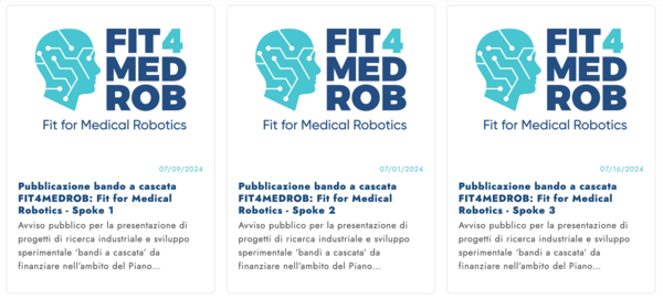 I bandi degli Spoke di Fit4MedRob